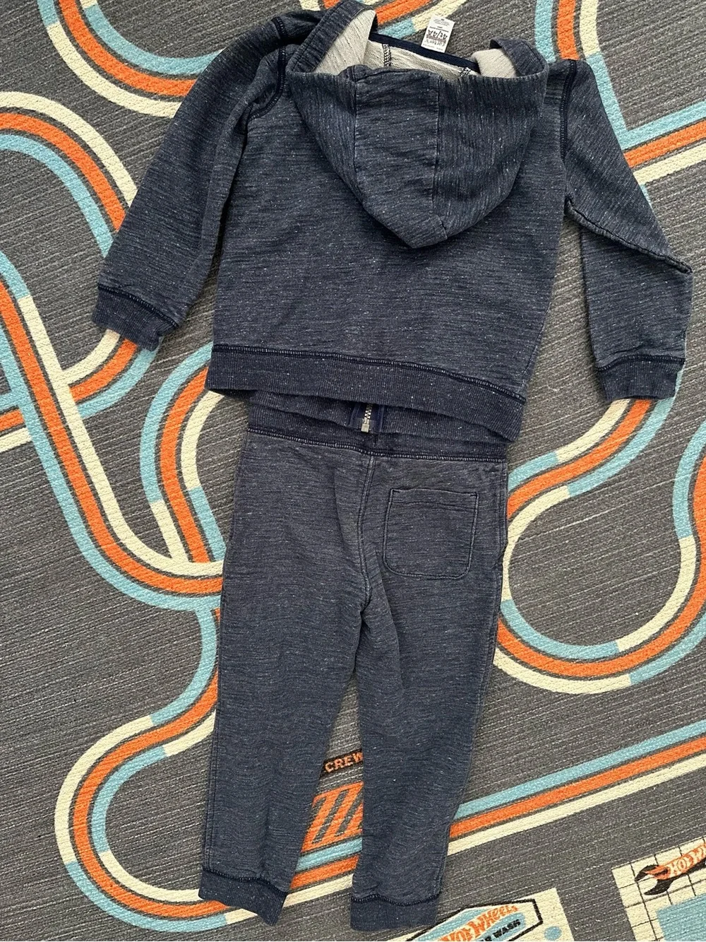 Carters Toddler Navy Zip-up Hoodie Sweatpants Set